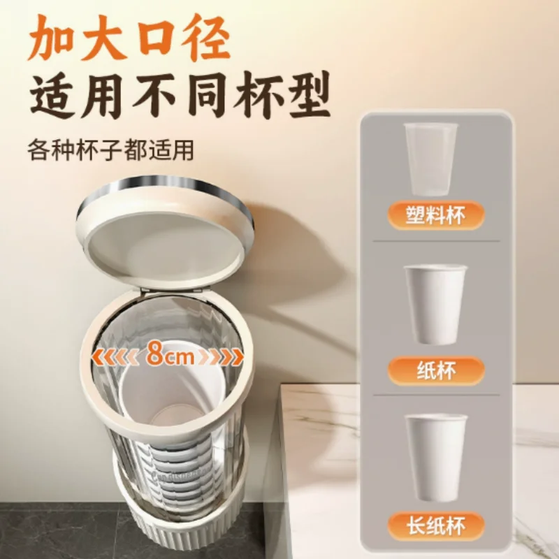 Wall-Mounted Cup Dispenser, Advanced Paper Cup Holder for Water Dispenser, Bar Counter Storage Rack for Cups & Glasses image 6