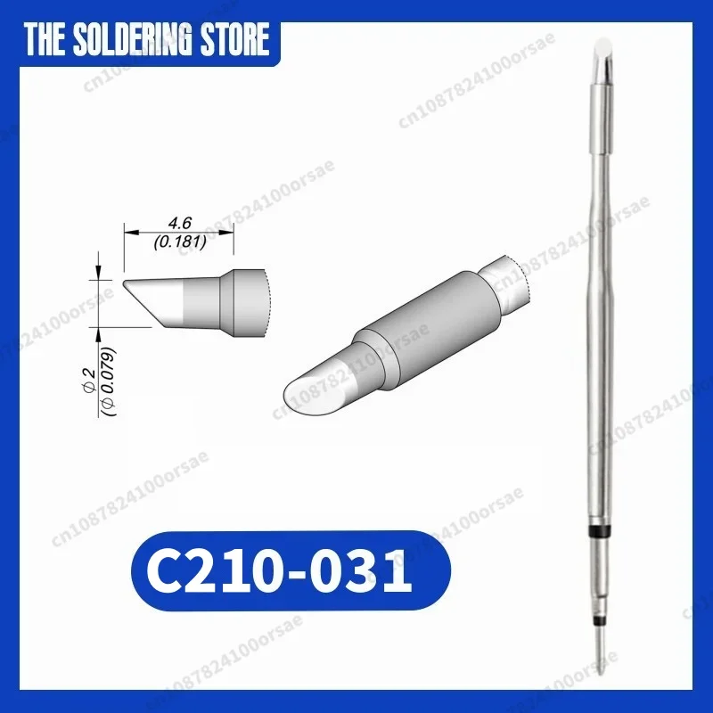 C210 031 Cartridge жало compatible for JBC SUGON AIFEN T210/T26 Soldering Handle, жало C210 Tip Replacement Accessory Tool