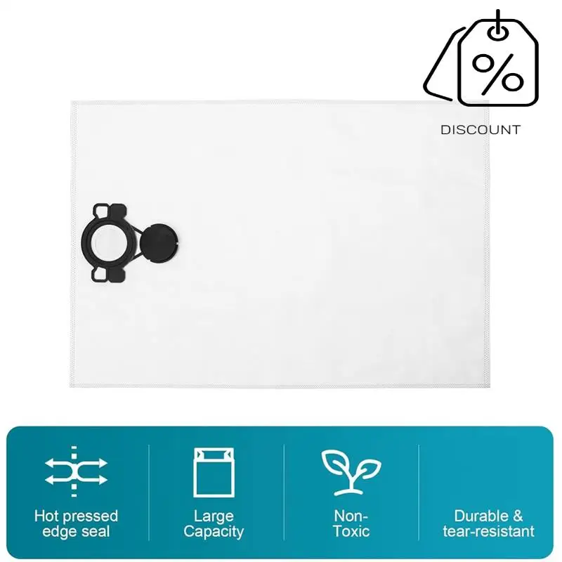 12Pcs Dust Bags Fornilfisk 107419593 ATTIX33/44,Vl200aero 20/21,Aero 25/26/31,VC2010L/VC2511 Vacuum Cleaner Parts-Y48A