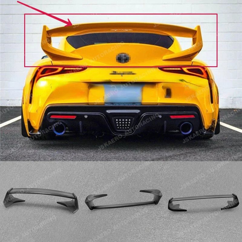 

For Toyota Supra A90 MK5 2019+ Rear Trunk Spoiler Wing Bodykits FRP Unpainted