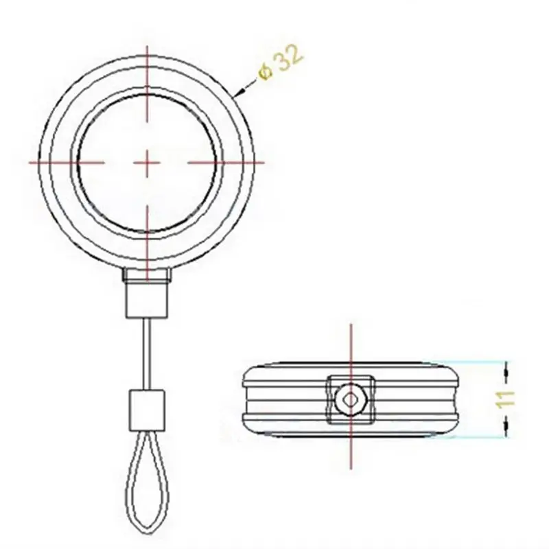 Round Security Cable Lock Phone Jewelry Display Anti-Theft Cable Retractable Security Lock Anti-Loss Pull Cable Box