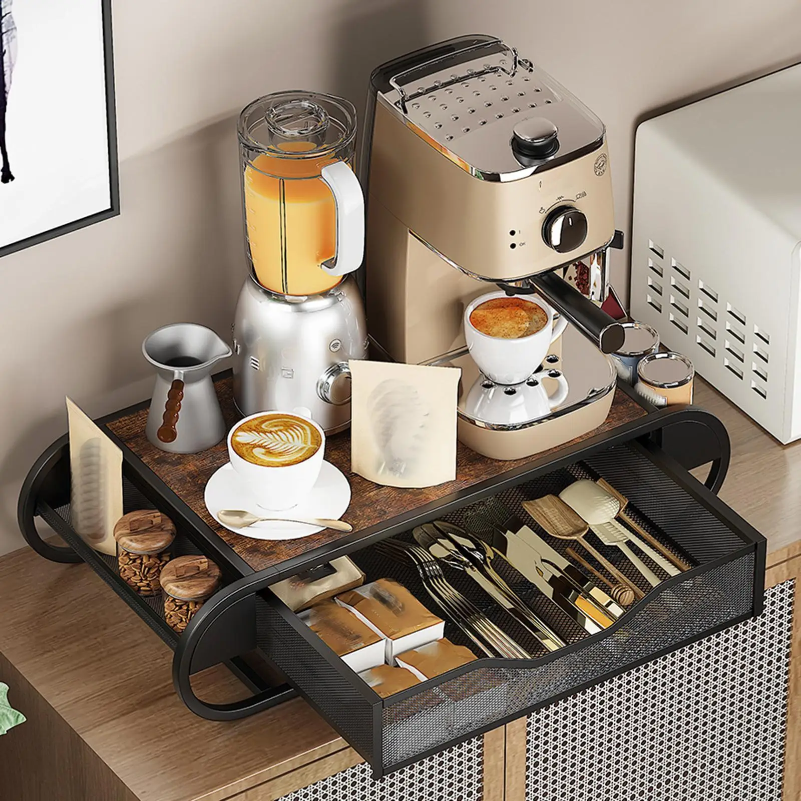 

Coffee Pod Drawer Pod Holder Capsule Storage Drawer for Counter Home Kitchen