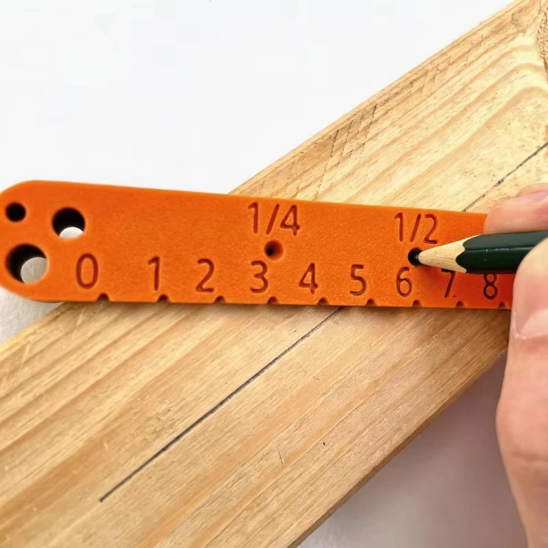 Woodworking Center Locator | Precision Line Drawing And Drilling Guide Tool for Wood Processing Measurement And Marking Device