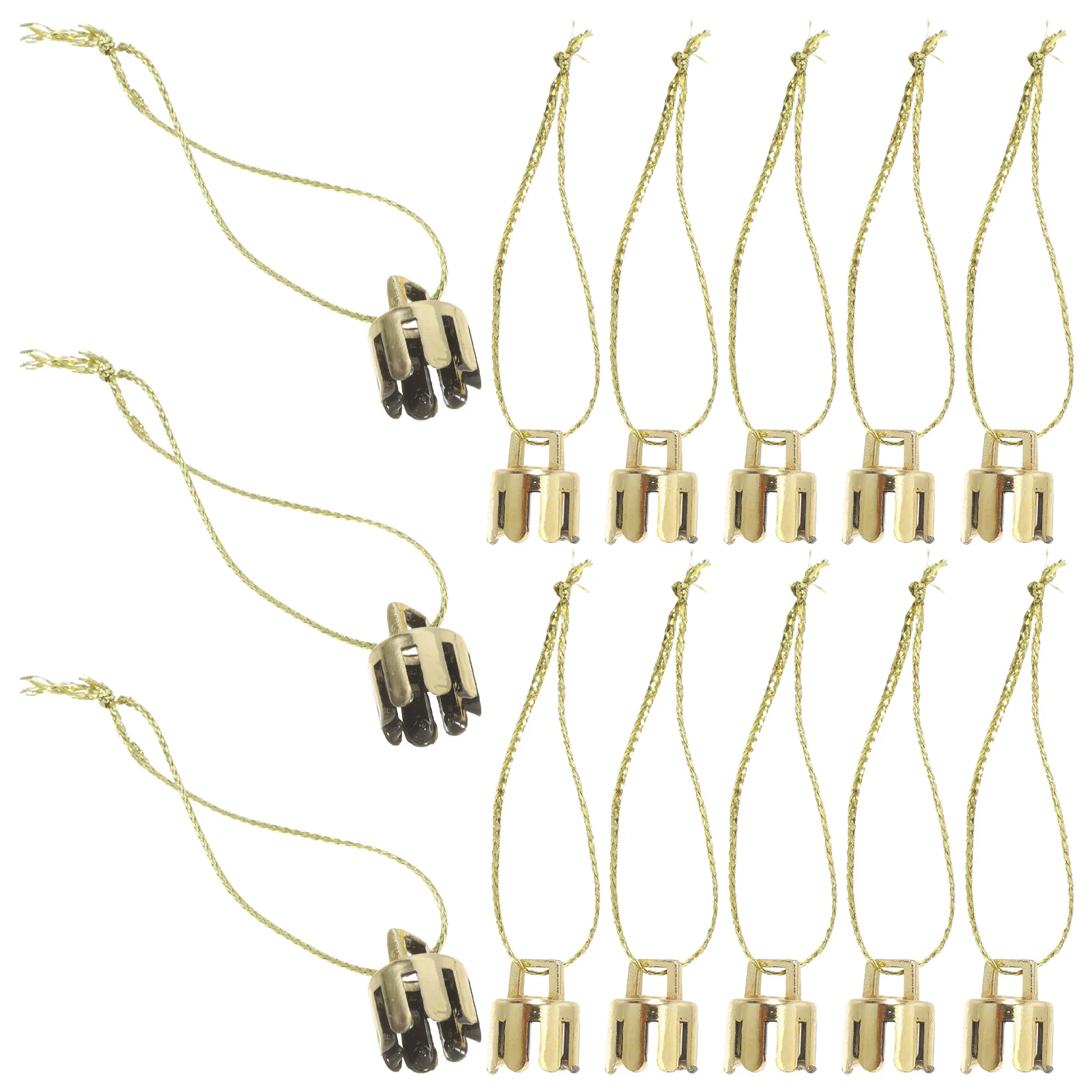 

1000Pcs Plastic Xmas Ornament Hangers Caps DIY Christmas Ball Top Covers for Holiday Decoration Festive Party Supplies