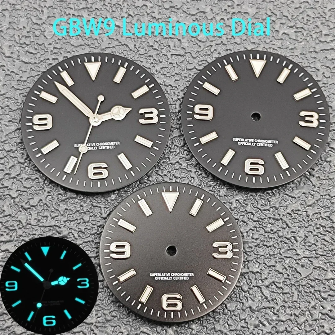 GBW9 Luminous Watch Dial NH35 Dial 28.5mm or 31mm Watch Faces for NH35A/4R35/NH34/NH36 Movement Accessories Explore 369 Dial