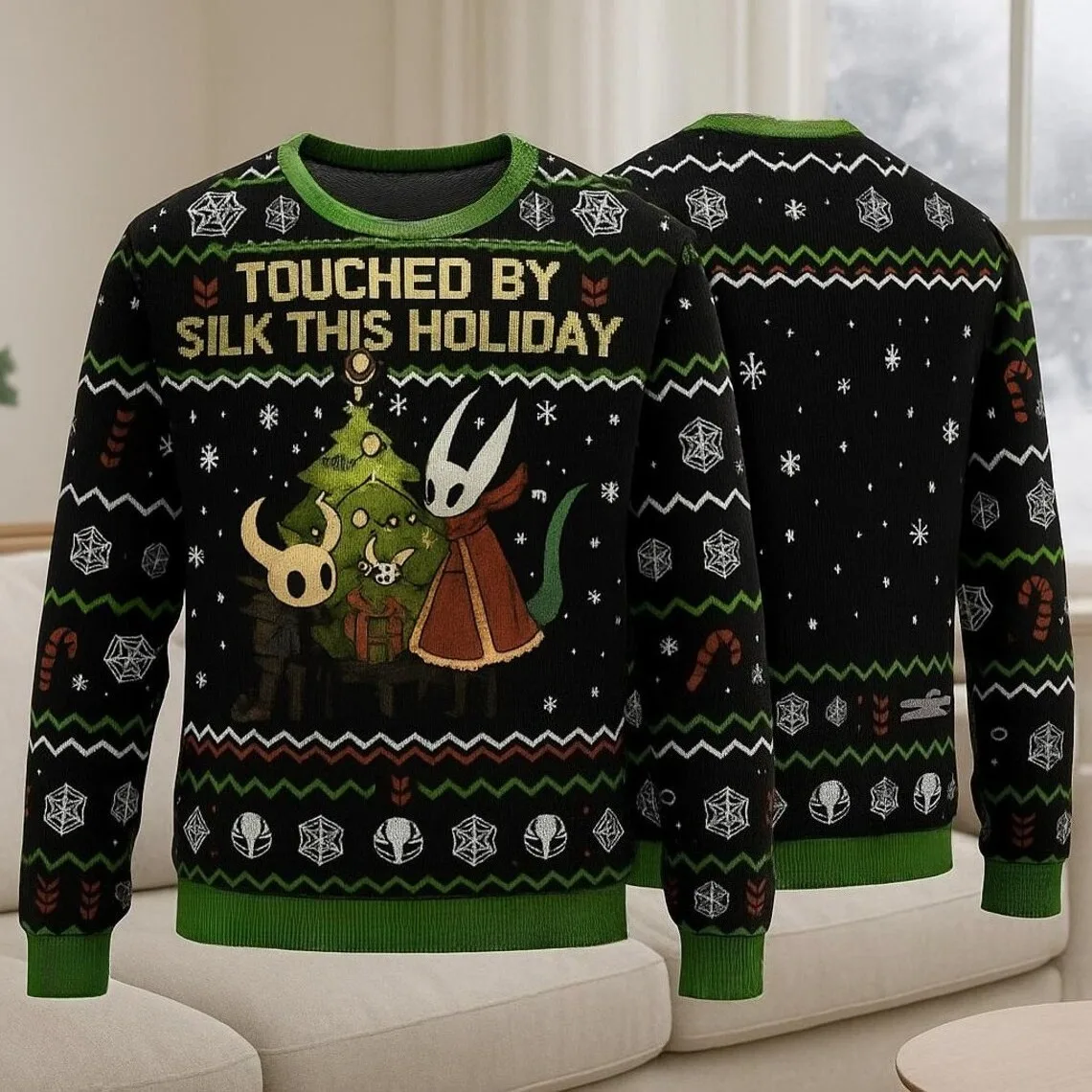 

Свитшоты Hollow Knight: Модная уличная одежда для косплея (женская и мужская), забавные спортивные топы