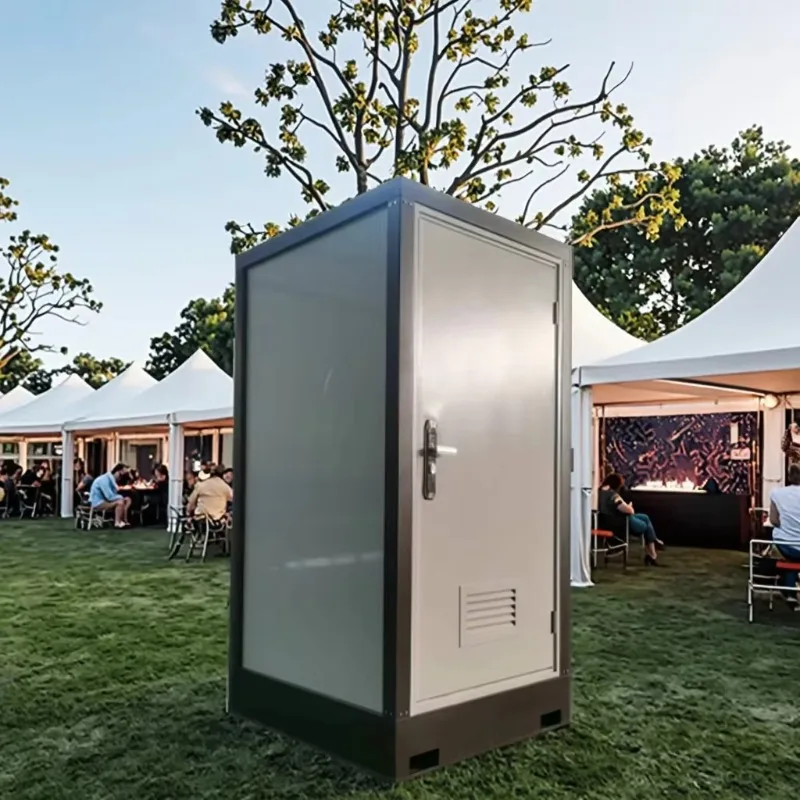 Mobile Toilet Cabin Portable Restroom for Festival Sites Job Sites Public Places Camping RV Parks Easy Cleaning Design