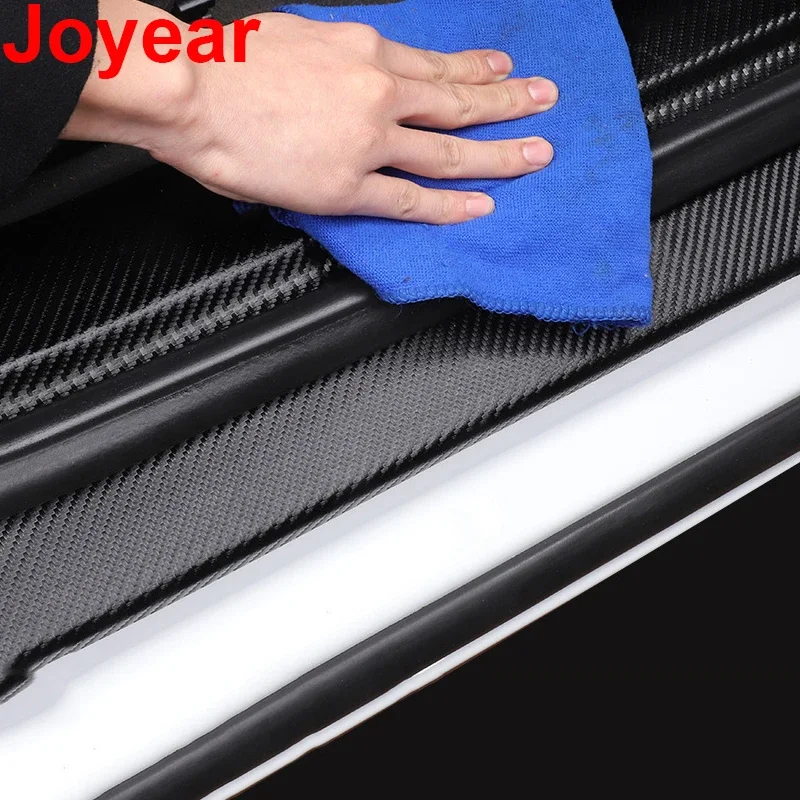 

For Hyundai Elantra 2021-2022 Door Sill Bar Welcome Pedal Leather Scratch-resistant Wear-resistant Anti-step Sticker Accessories