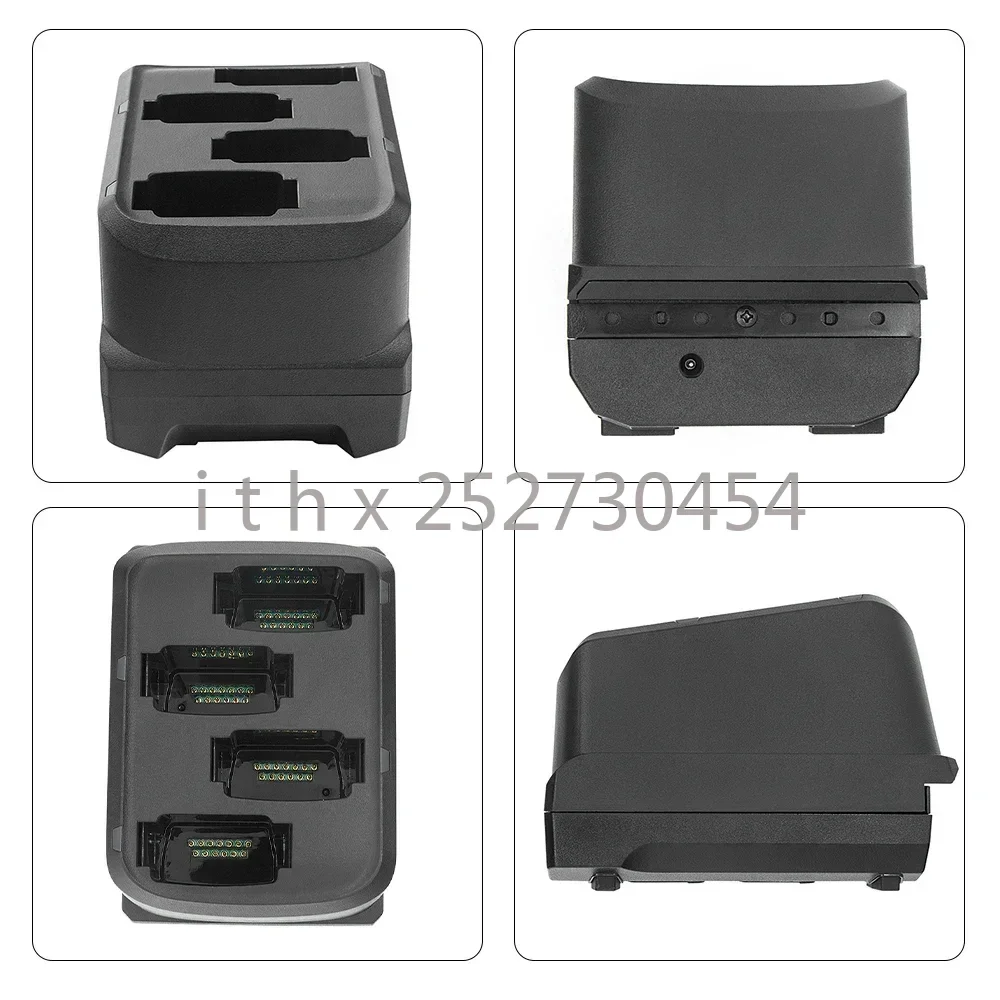 4-Slot Battery Charger Cradle with Adapter for Zebra MC9300 MC930B MC930P