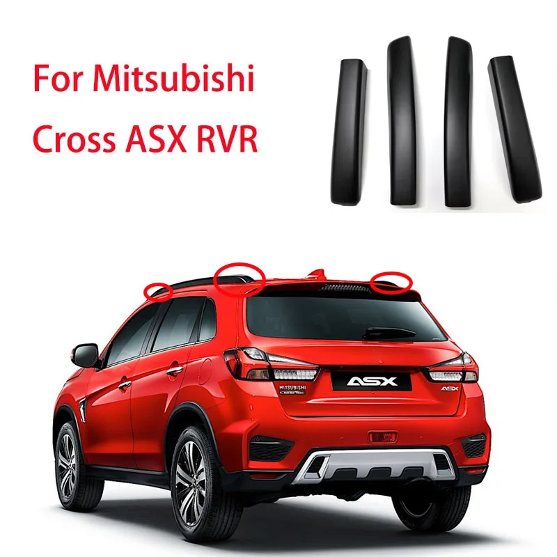 Auto Parts Bar Guide Rail End Cover for Mitsubishi Cross ASX RVR Roof Rack Protection Cover 2013-2019 Models