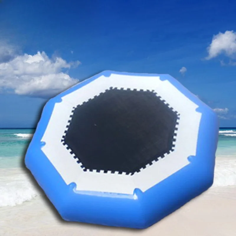 

Wholesale Water Park Game Floating Blow up Jumping Inflatable Gymnastics Trampoline for Swimming