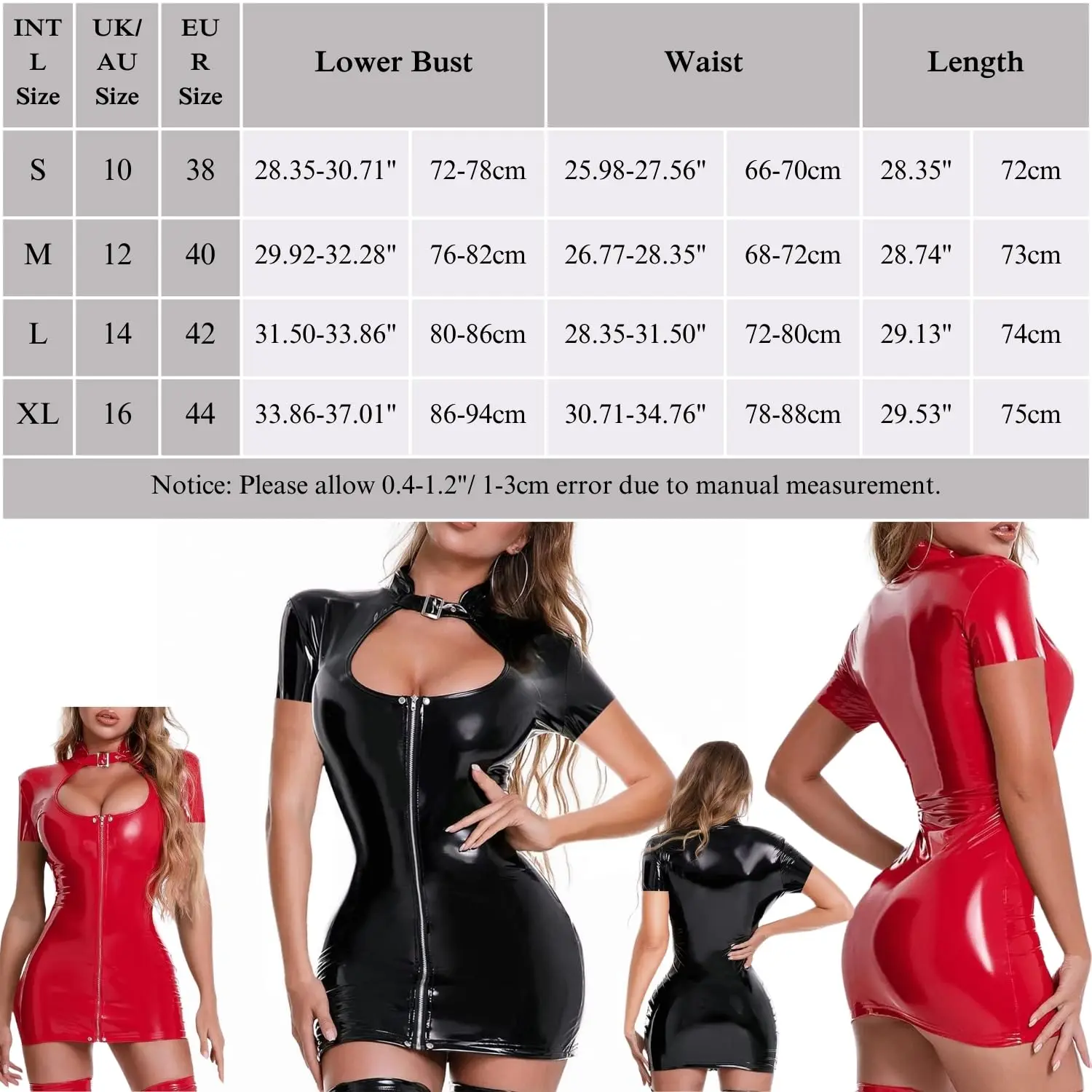 지퍼 업 미니 드레스 Bodycon 드레스 파티 드레스 패션 이브닝웨어 나이트 클럽