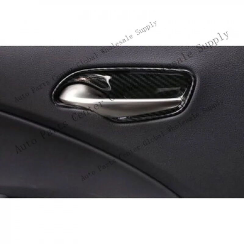L+ Car For Lexus UX 2019-2026 ABS Carbon Fiber Inner Door Handle Bowl Cover Trim