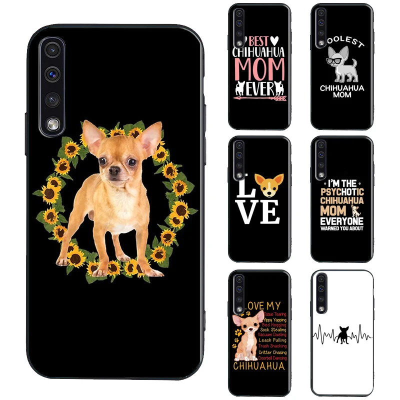 Cute Chihuahua Dog Mom Phone Case For Samsung A71 A51 A31 A11 A21S A20e A70 A50 A40 A10 A20 S A12 A32 A42 A52 A72