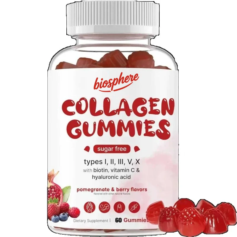 

Коллагеновые капсулы содержащие биотин, гиалуроновой кислоты и витамина С комплексы типа I, II, III, V и X.