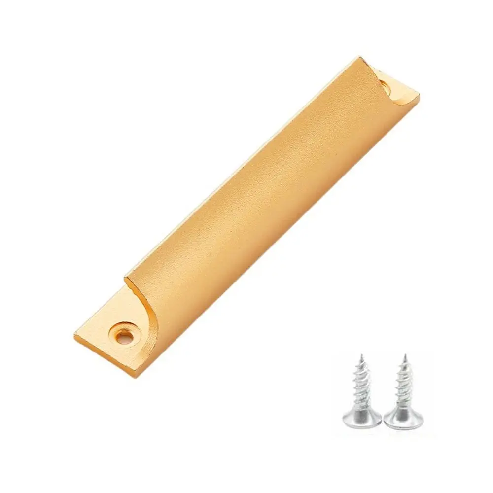 

New Aluminum Alloy Door Handle Hardware 90/120mm Exposed Handle Multifunctional Punching holes Sliding Door Handle Cabinet