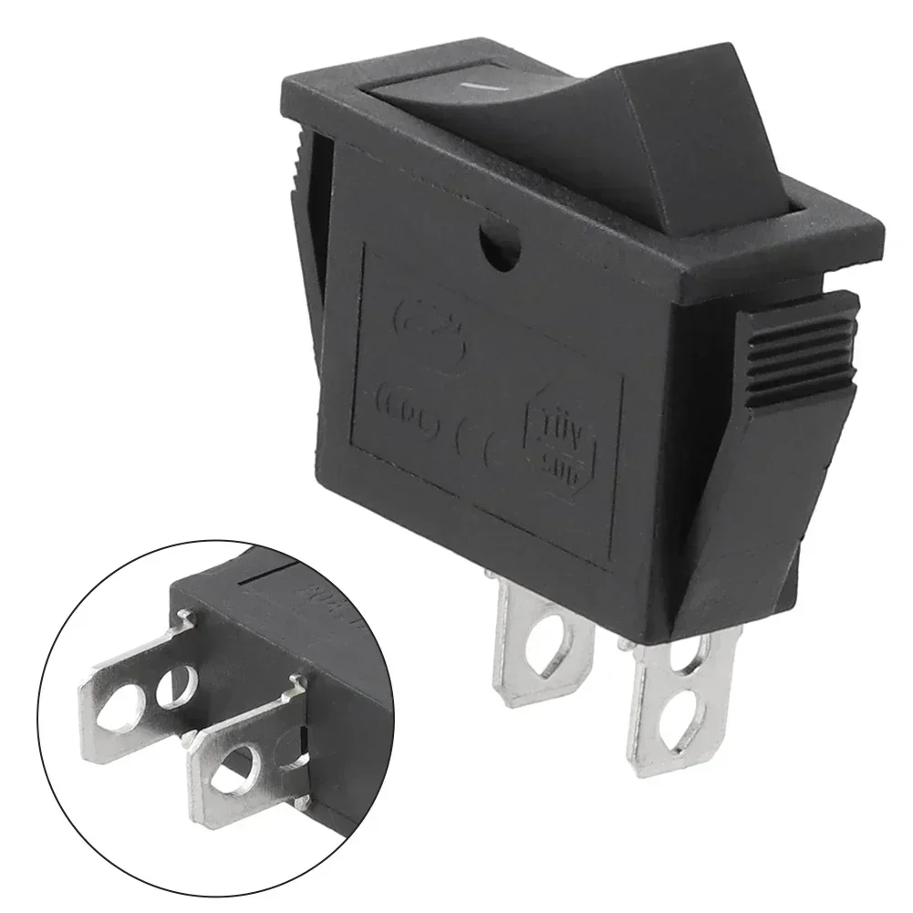Switch Rocker Switch 1 PCS 2 Position 240Vac 30.5mm X 13.5mm X 31mm Rocker SPST 15A Black Car Dash For Treadmill