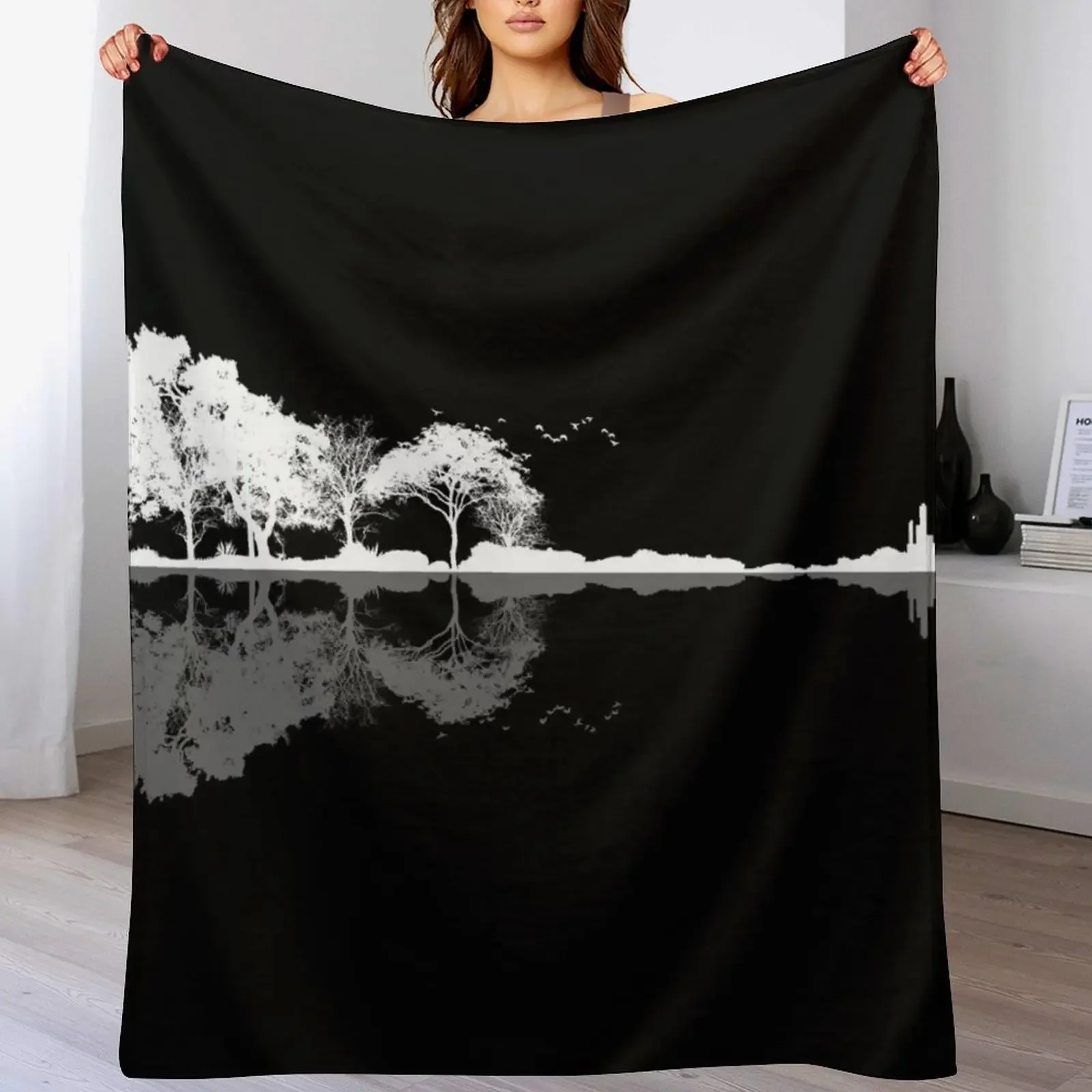 

Nature Guitar Throw Blanket Decorative Beds Soft Plaid Luxury St Picnic Blankets