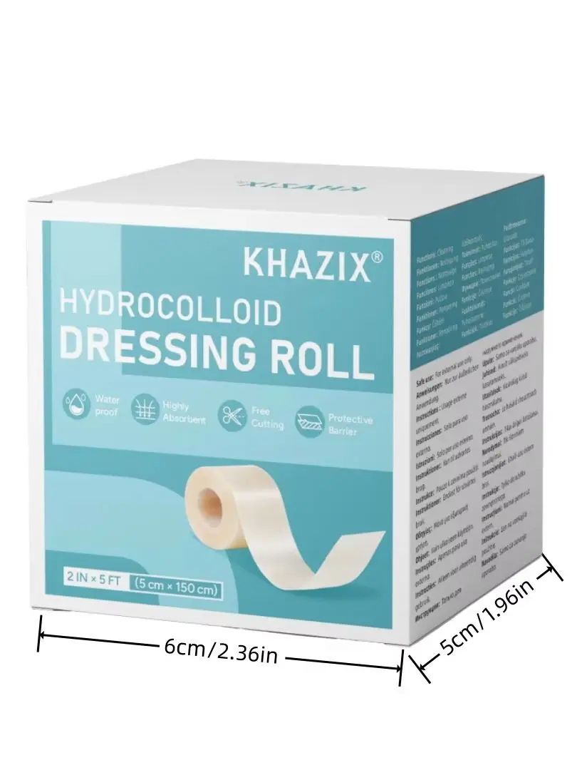 1 Rolle – Schneidbare Hydrokolloid-Akne-Pflasterrolle, unsichtbare Abdeckpflaster für Aknenarben, geeignet für die Gesichtspflege tagsüber und abends. – Detail 2