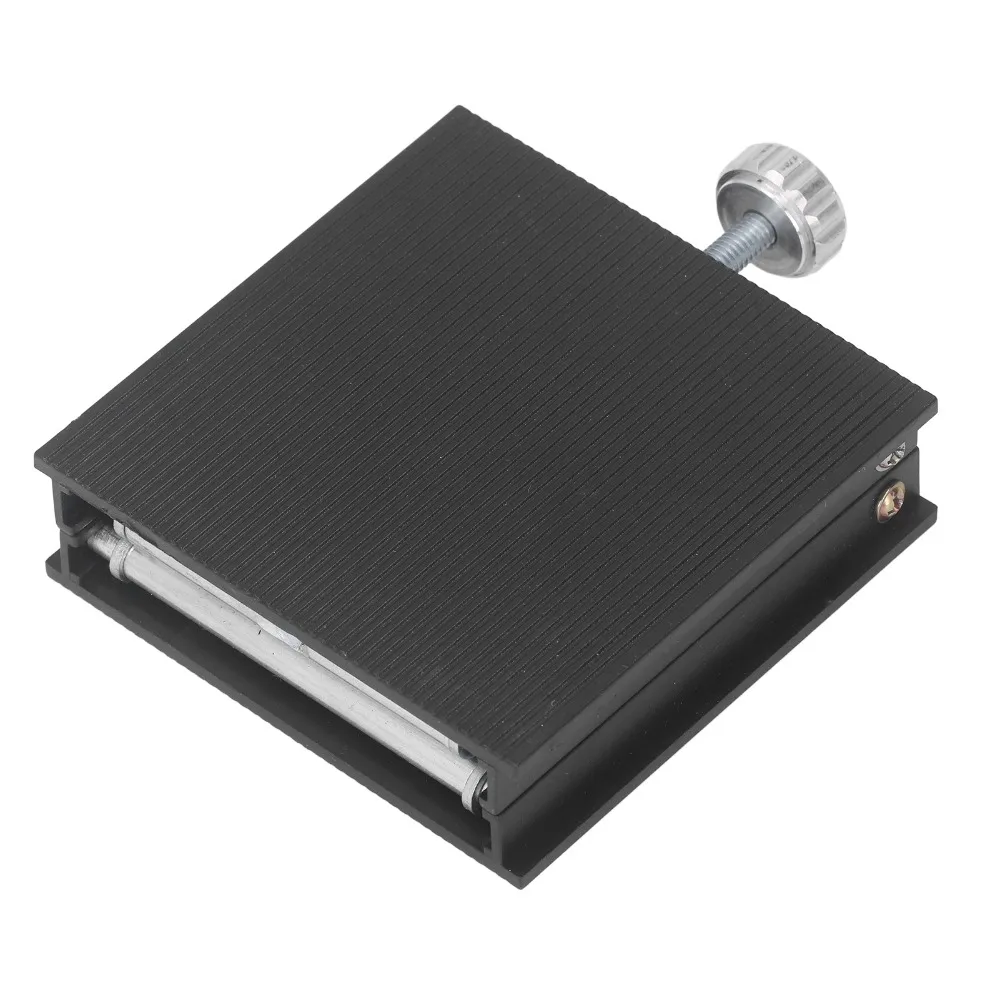 90x90mm Laboratory Lifting Platform Adjustable Black Manual Lift Platform Plastic Aluminum Alloy