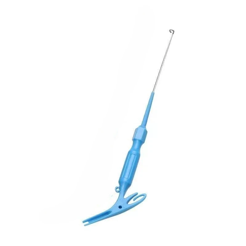 Dual Zweck Quick Tackle Haken Krawatte Deep Throat Blind Stich Haken Entferner Deep Mouth Haken Heber Angelgerät Angelausrüstung – Detail 7