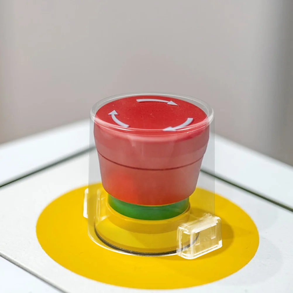 

4Pcs Emergency Button Cover Robust Construction Quick Installation Debris Protection Prevent Accidental Activation