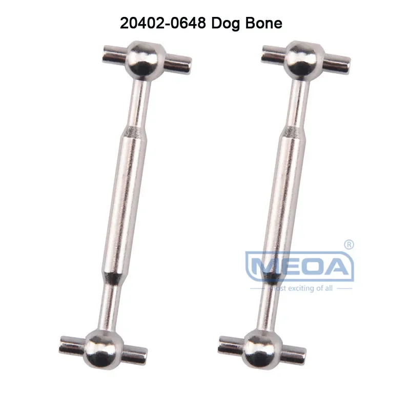 Wltoys 20402 20404 20409 RC auto-onderdelen 0645 gevolgd door cup 9 * 30,2 mm / 0646 voorwielaandrijfas/0648 hond bot 4,8 * 36 mm