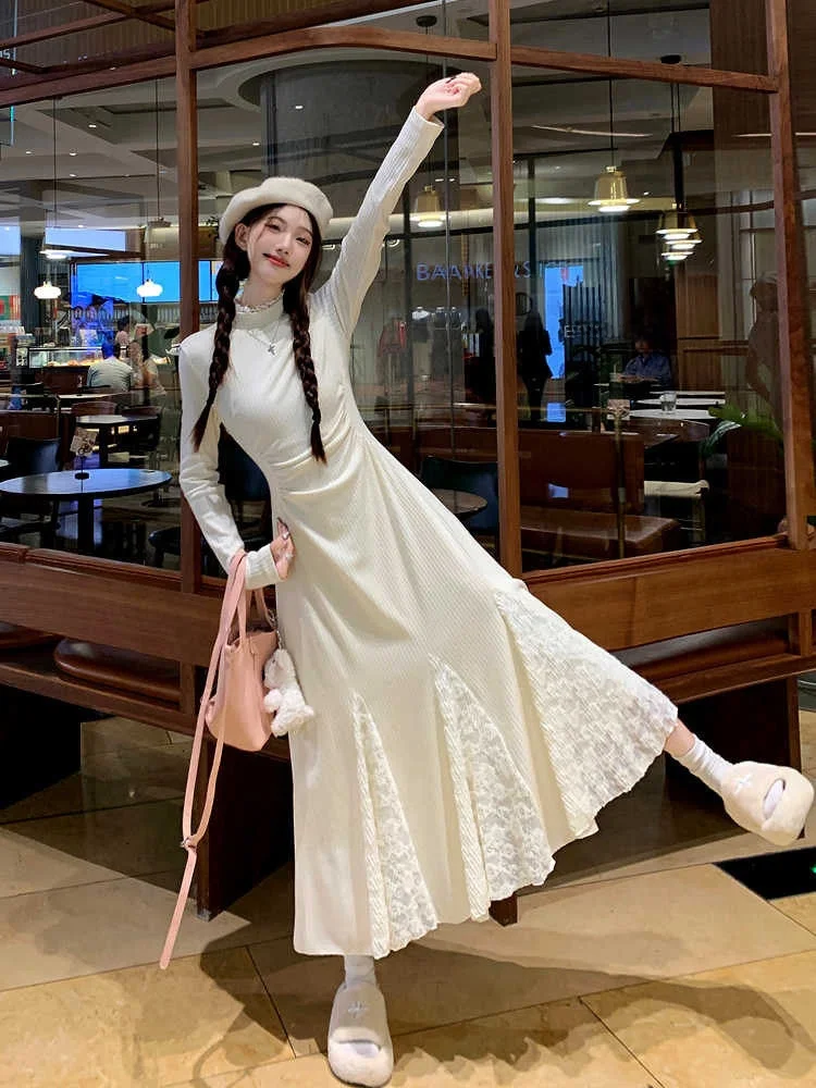 White Knitted Dr La…