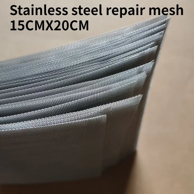 Stainless Steel Car Bumper Repair Mesh Trimmable Welding Wire for Plastic Hole Crack Patches - Auto Body Welding Machine Accesso
