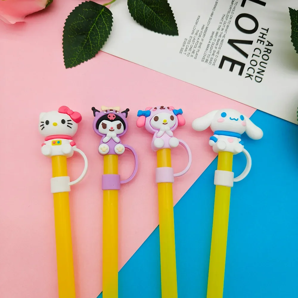 Sanrio Reusable Cute Cartoon Straw Cover Cap For Stanley Cup, Straw Topper Compatible With Stanley 30&40 Oz Tumbler With Handle