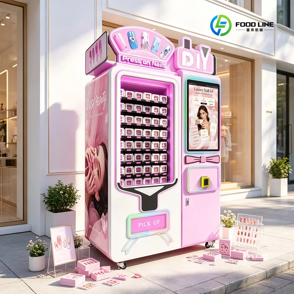 FL Large Capacity Nail Vending Machine Nail Art Vending Machine Nail Printing Vending Machine Custom
