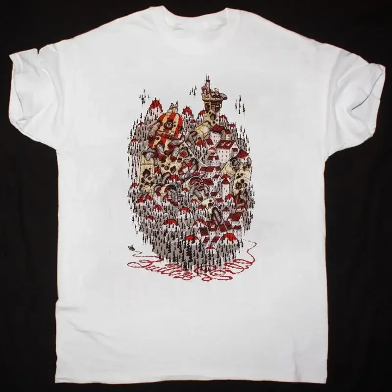 Built to Spill White T Shirt Cotton Full Size RD118