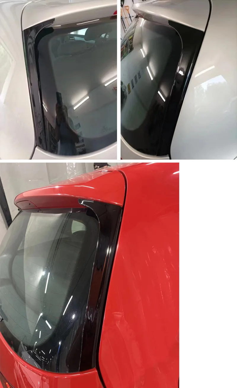 Auto Heckspoiler Für VW Volkswagen Zubehör Golf 6 MK6 GTI GTR GTD 2008 2009 2010 2011 2012 Heckscheibe Flügel Canards Splitte – Detail 4