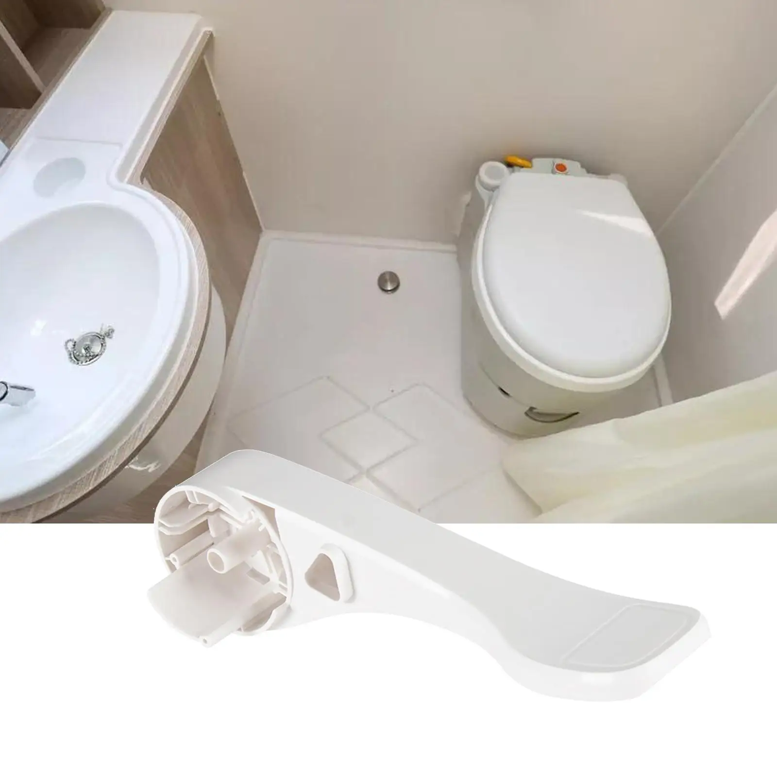 

RV Toilet Pedal Durable Lightweight Premium Durable Replacement Parts Accessories Toilet Parts for Yacht Marine Toilet Boat