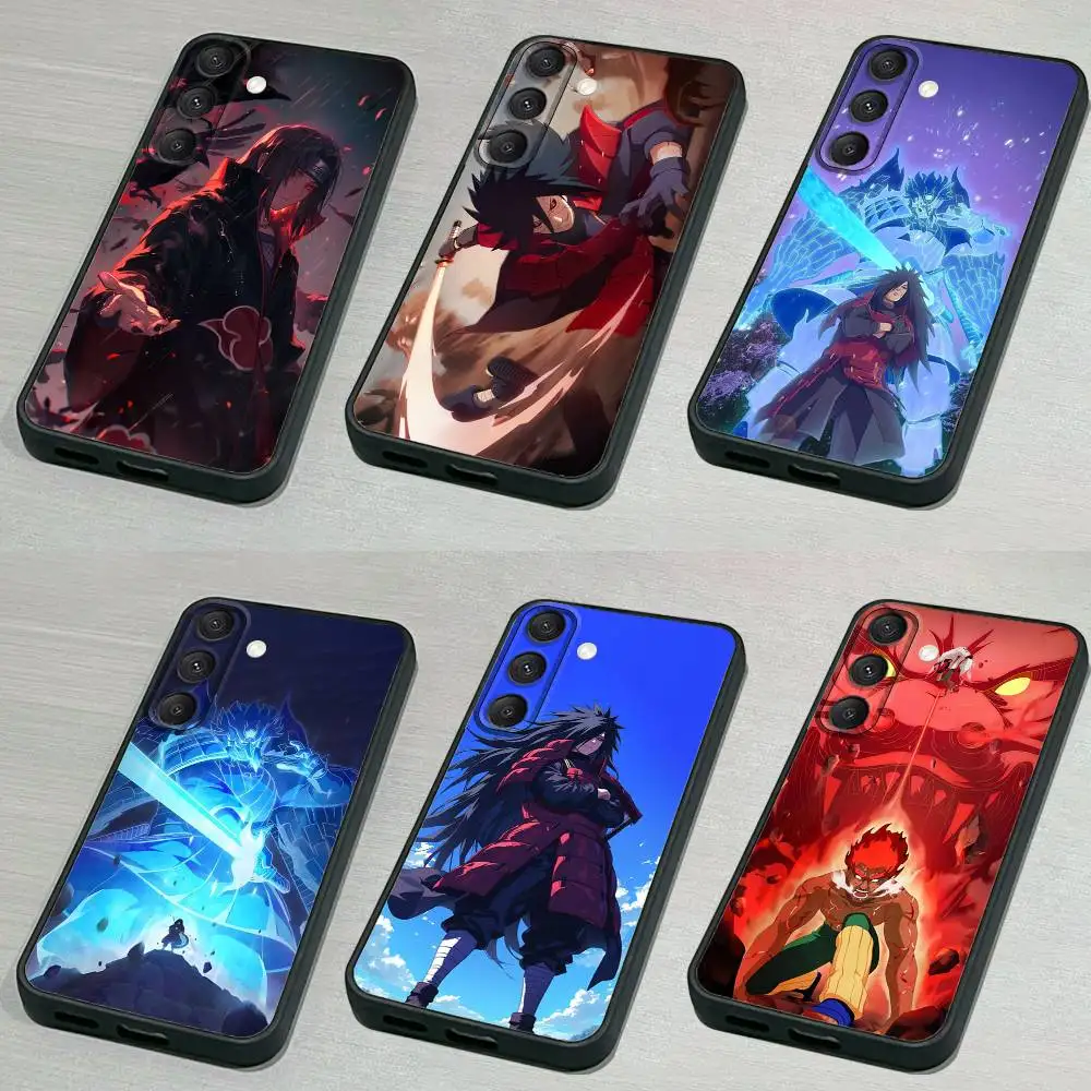 

U-Uchiha-ES M-Madara Itachi Phone Case For Samsung S 25,24,23,22,30,21,10,9,Ultra,Plus,Lite,FE,4,5G Black Soft Case