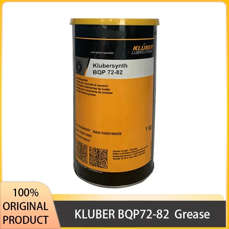 KLUBER BQP72-82 Grease Spindle Bearings BQP 72-82 for Small Quantities or Conventional Dosing Systems Germany Original Product