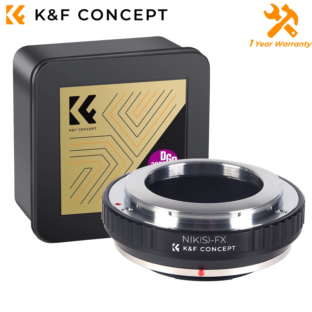 

K&F Concept Lens Adapter for Nikon S Lenses to Fuji X Camera Port Mount Adapter for Fuji X-Pro2 X-S1 X-T1 X-T10 X-T20 X-T2 X10