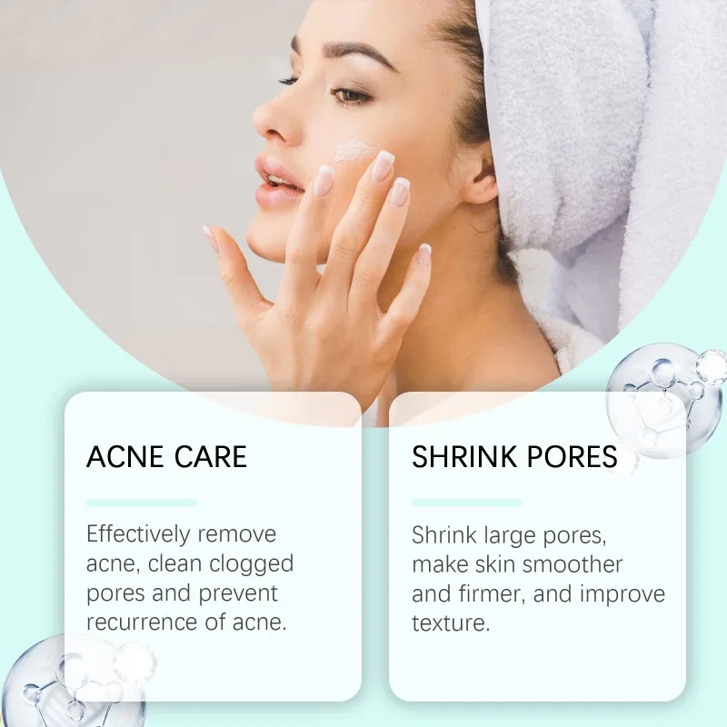 Creme Purificante de Acne, Anti-Envelhecimento, Controle de Óleo, Hidratante Suave, Suavizante, Diário, Facial, Remove Brilho, Cuidados com a Pele