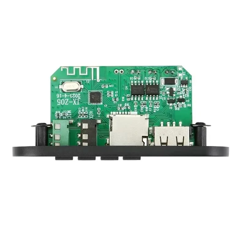 اتصل بلوتوث متوافق O مشغل MP3 رائجة البيع 3.5 مللي متر ميكروفون TF AUX USB سجل 3.7 فولت 6 واط MP3 WAV فك مجلس حر اليدين #4