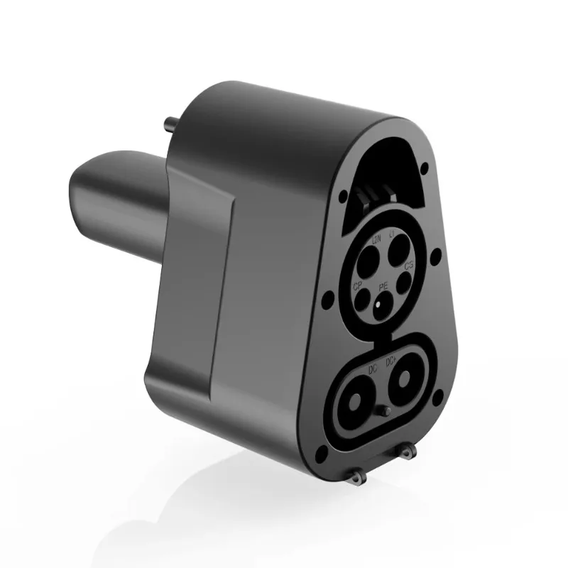 Adapter CCS1 to NACS for New Energy Vehicle Charger Adapter for Home & Public Charging High-Power EV Charger DC Support