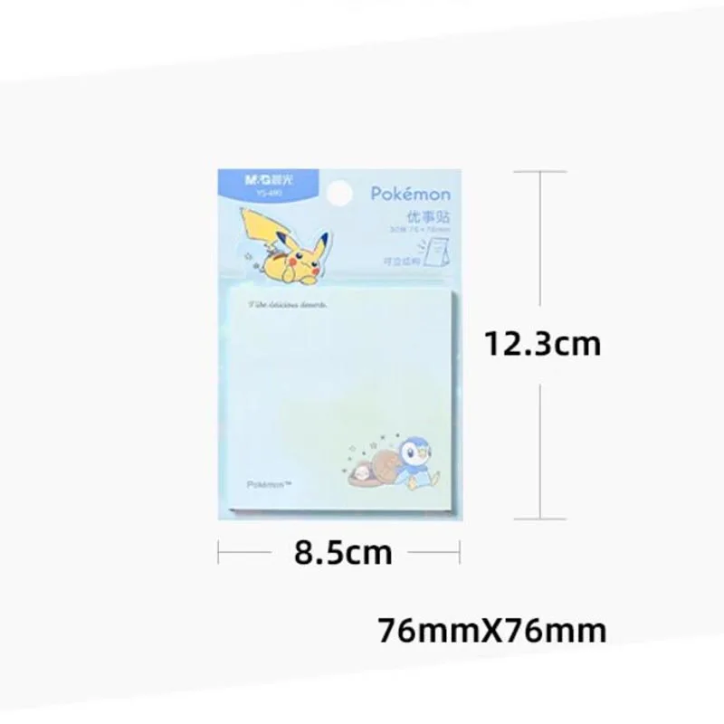 8pcs/lot Creative Pokemon Stand Memo Pad Sticky Notes Stationery Label Notepad Planner Sticker Post Office School Supply