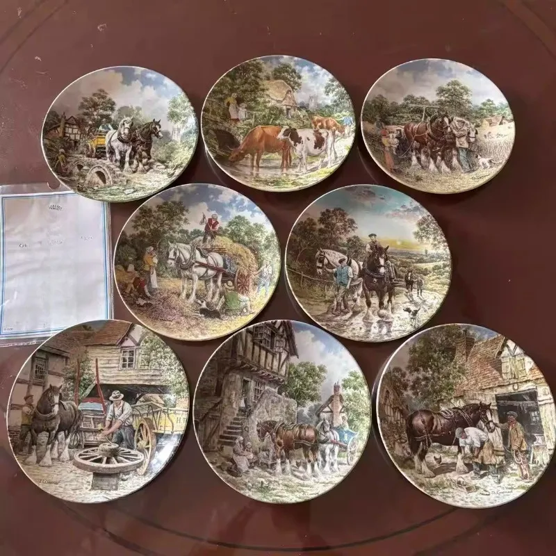 The complete set of the era farm life series, the reward plate