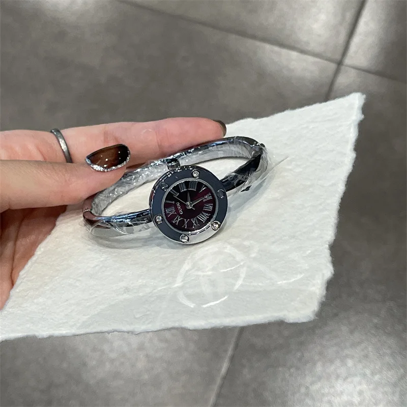 CILOA bracelet watch female brand genuine workplace round 2025 new light luxury gift small exquisite waterproof quartz watch