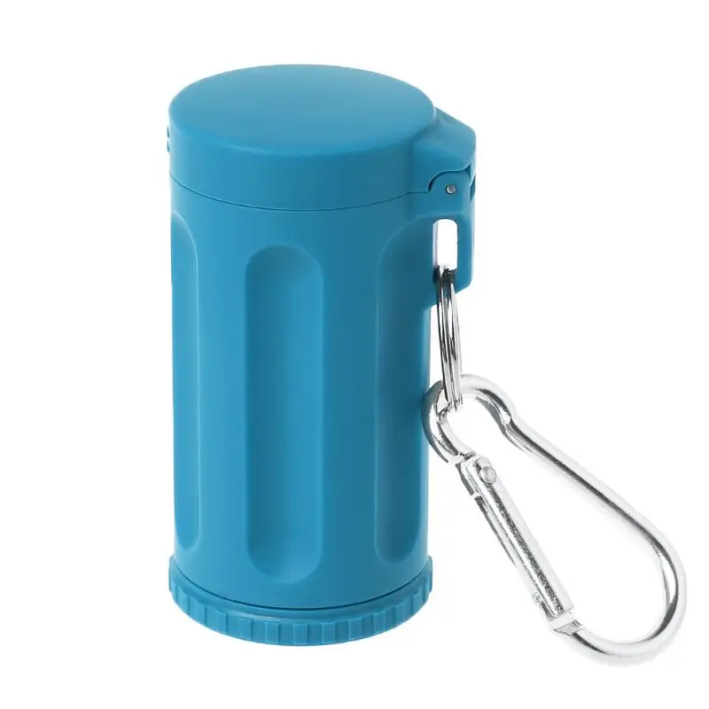 Portable Mini Pocket Lid Ashtray Windproof Key-chain Outdoor Smoking Accessories New Dropship