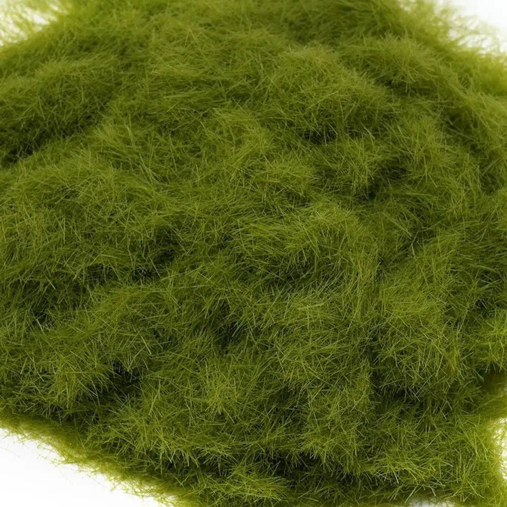 Nylon Artificial Grass Model Railway Lawn Grass Powder Green Scenery 30g 3mm Nylon Grass Powder Modeling Hobby Craft Accessory