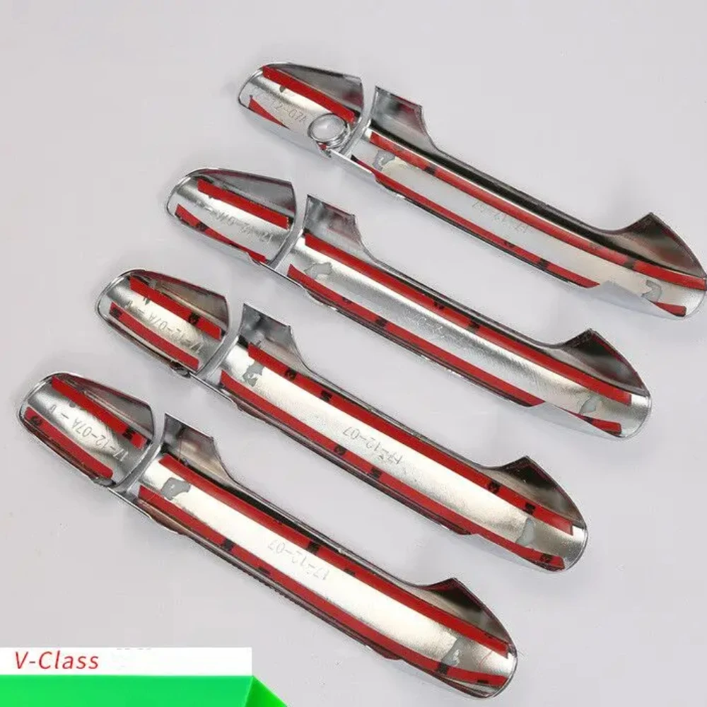 

ABAIWAI For Mercedes Benz Vito W447 Metris Valente V-Class 2014 2015 2016 2017 2018 2019 2020 Car Door Handle Cover 3D STICKER