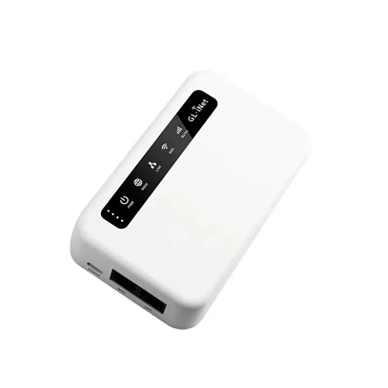 جهاز توجيه إدخال البطاقة المحمول الذكي المحمول واي فاي لاسلكي إلى سلكي GL-XE300-CEHCLG