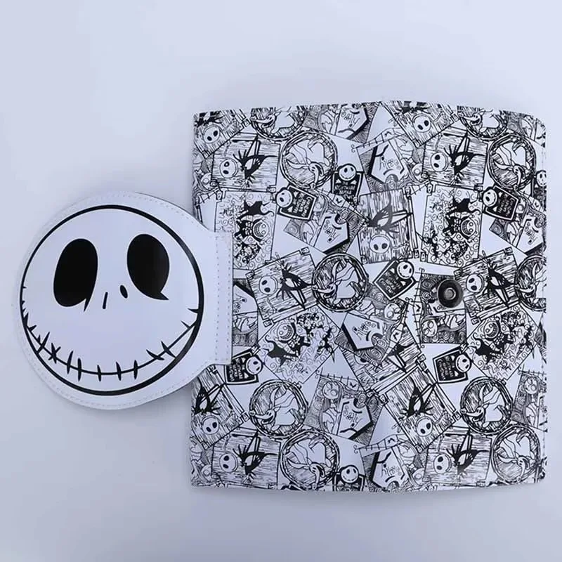 Disney The Nightmare Before Christmas Leder-Geldbörse Jack Skellington Cartoon-Figuren Multifunktions-Geldbeutel Männer Frauen Geschenke