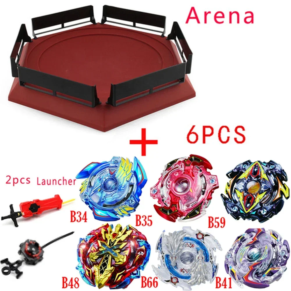 Toupie Bayblade Burst Toys con Starter e Arena Bayblade Metal Fusion God Spinning Top Bay Blade Blades Toys beyblade