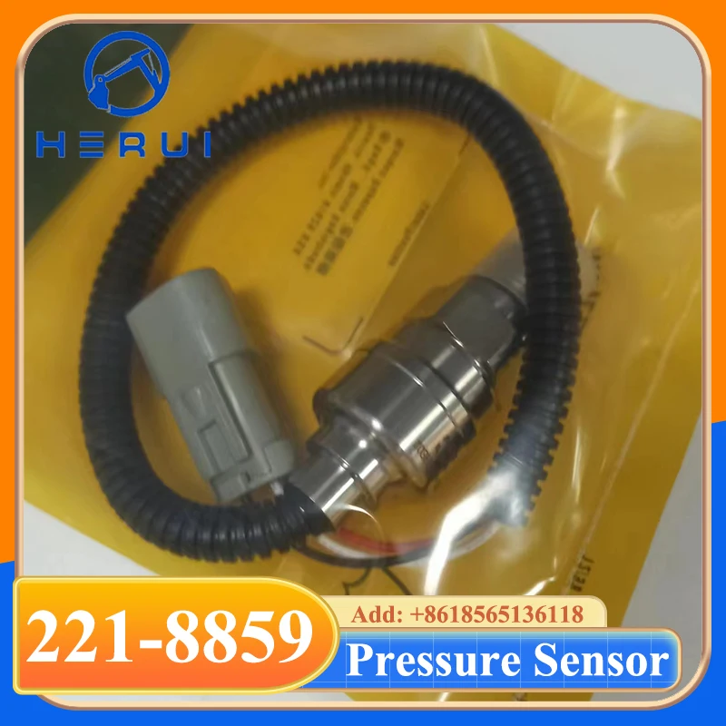 High Quality 221-8859 Pressure Sensor For Excavator E320C E312C 2218859 2218859HE02